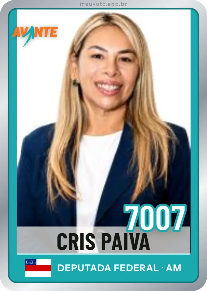 Carta de Cris Paiva, número 7007, Avante