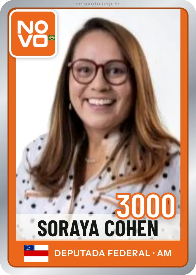 Carta de Soraya Cohen, número 3000, Novo