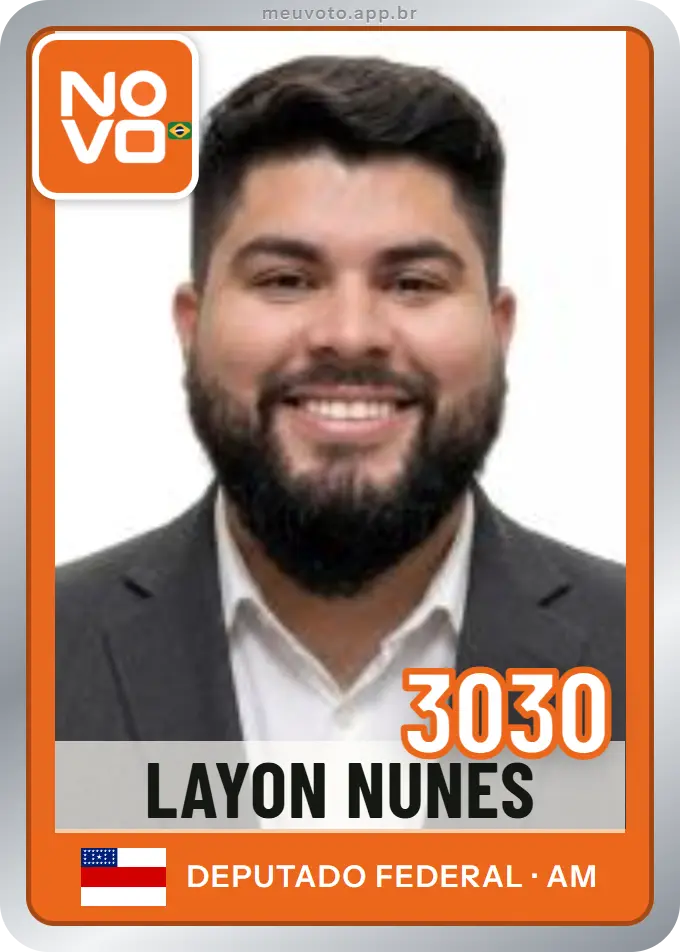 Carta de Layon Nunes, número 3030, Novo