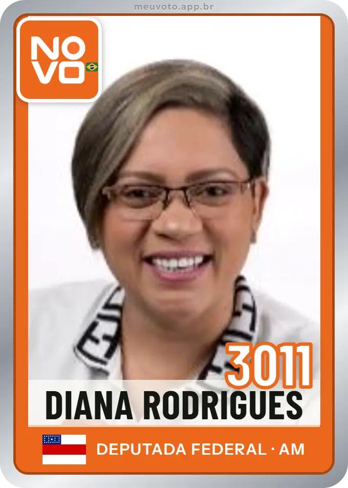 Carta de Diana Rodrigues, número 3011, Novo