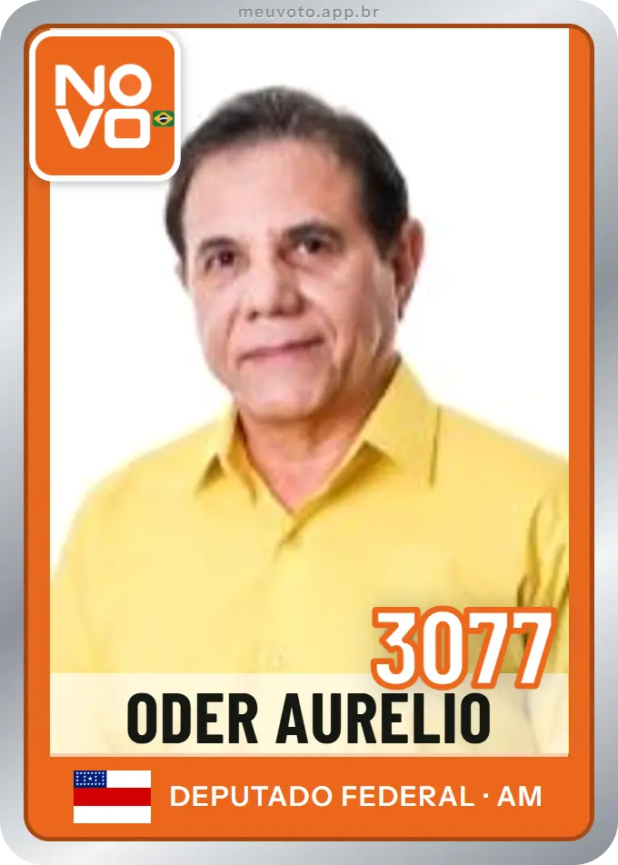 Carta de Oder Aurélio, número 3077, Novo