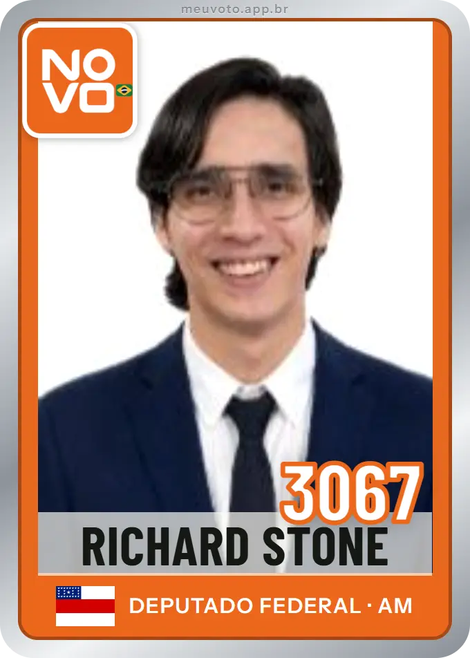 Carta de Richard Stone, número 3067, Novo