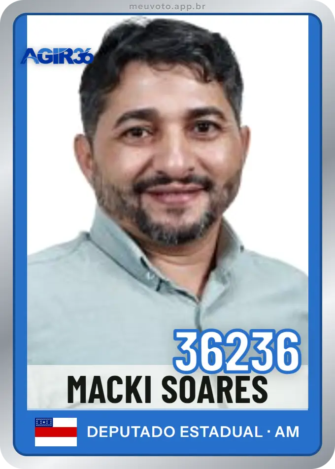 Carta de Macki Soares, número 36236, Agir