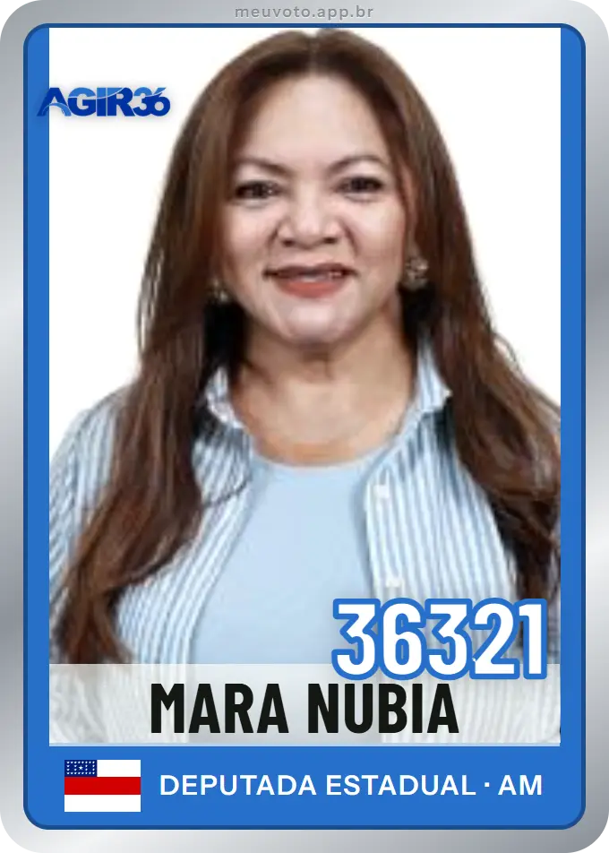 Carta de Mara Núbia, número 36321, Agir