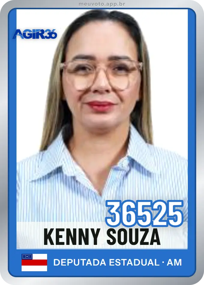 Carta de Kenny Souza, número 36525, Agir