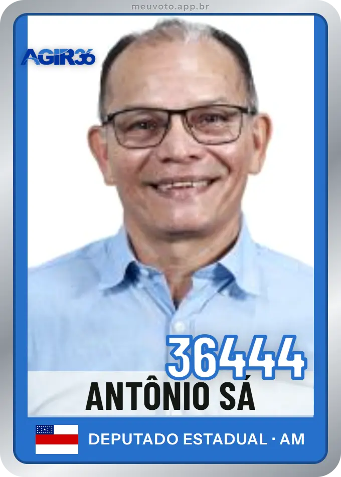 Carta de Antônio Sá, número 36444, Agir