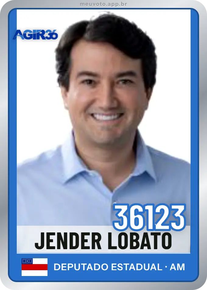 Carta de Jender Lobato, número 36123, Agir