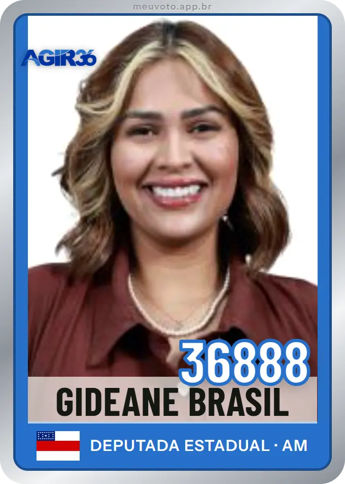 Carta de Gideane Brasil, número 36888, Agir