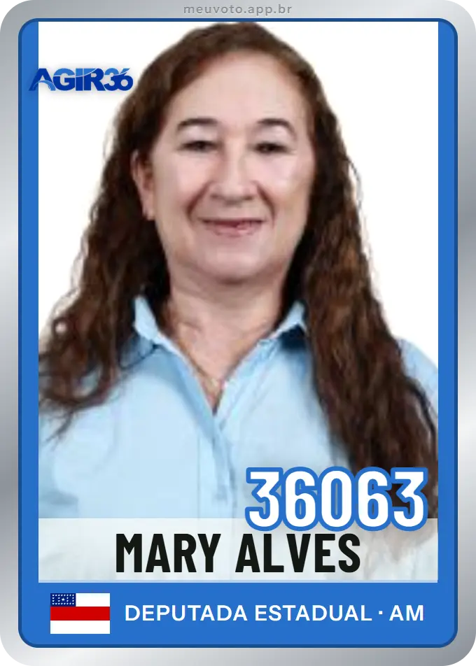 Carta de Mary Alves, número 36063, Agir