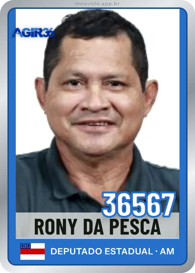 Carta de Rony da Pesca, número 36567, Agir