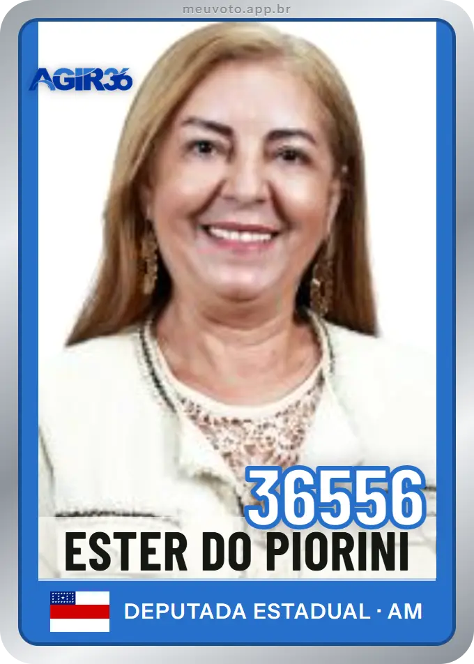 Carta de Ester do Piorini, número 36556, Agir