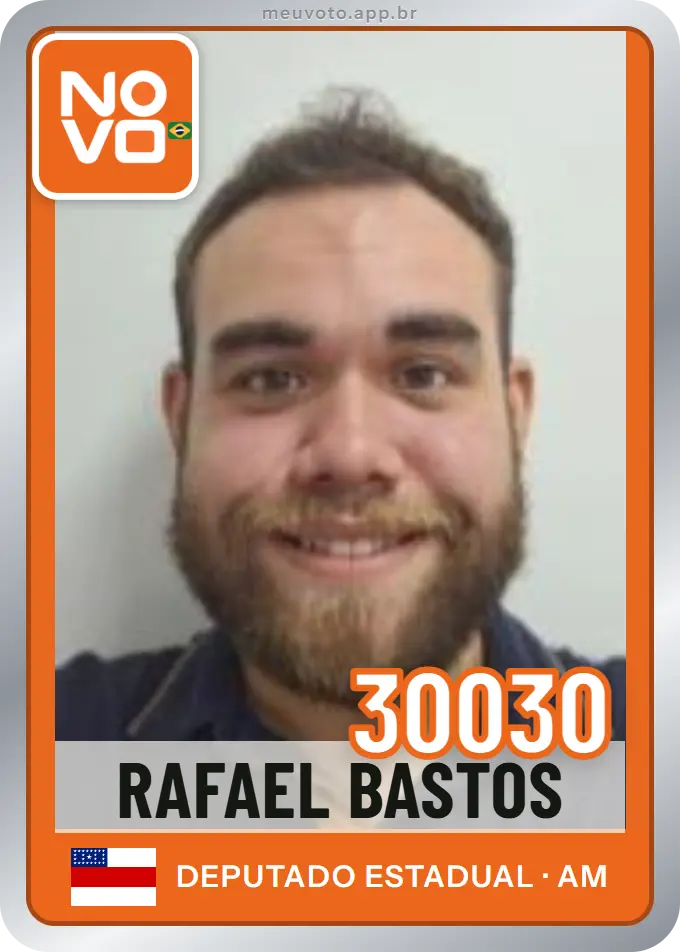 Carta de Rafael Bastos, número 30030, Novo