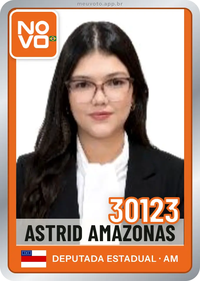 Carta de Astrid Amazonas, número 30123, Novo