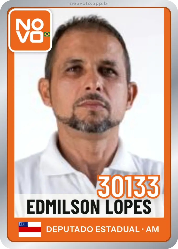 Carta de Edmilson Lopes, número 30133, Novo