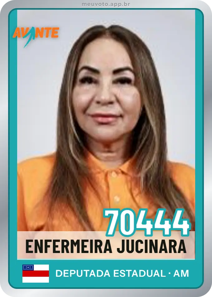 Carta de Enfermeira Jucinara, número 70444, Avante