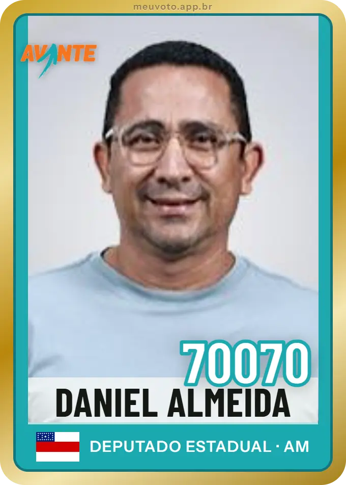 Carta de Daniel Almeida, número 70070, Avante
