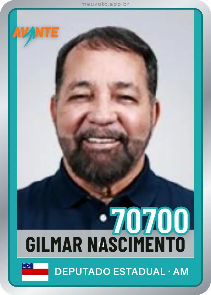 Carta de Gilmar Nascimento, número 70700, Avante