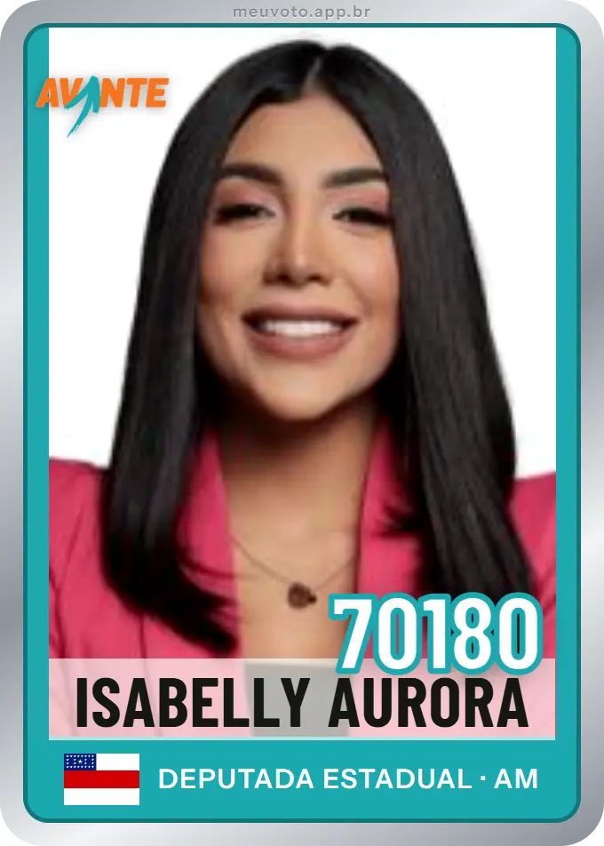 Carta de Isabelly Aurora, número 70180, Avante