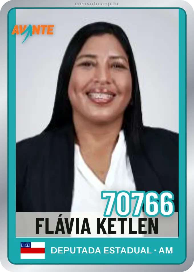 Carta de Flávia Ketlen, número 70766, Avante