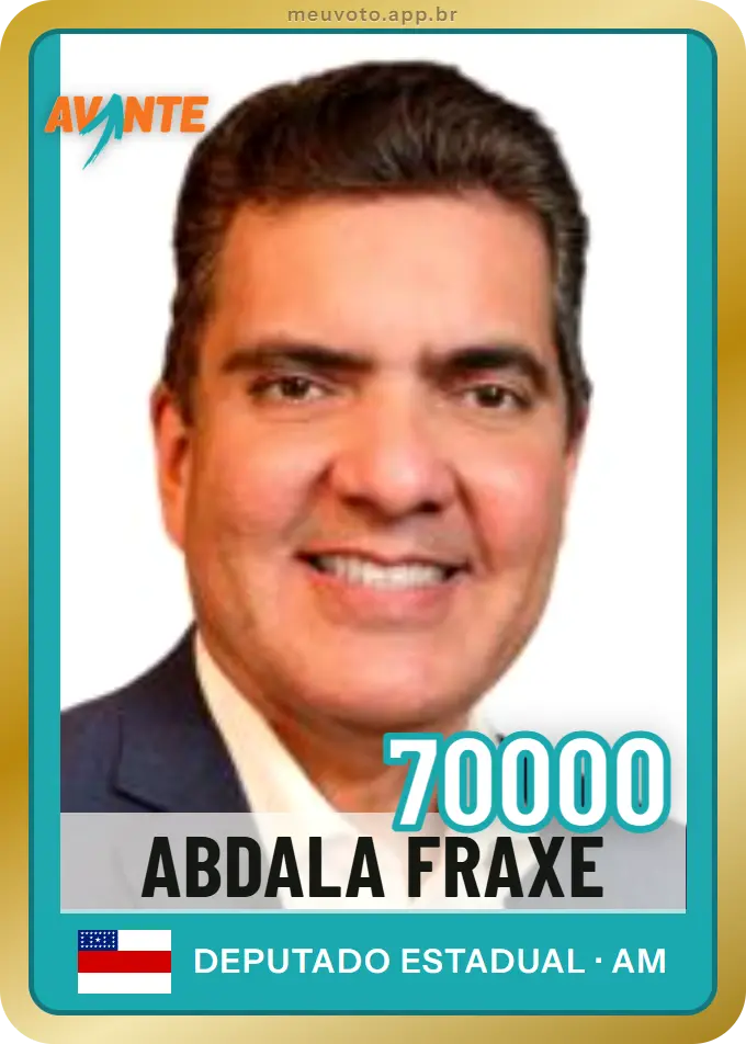 Carta de Abdala Fraxe, número 70000, Avante