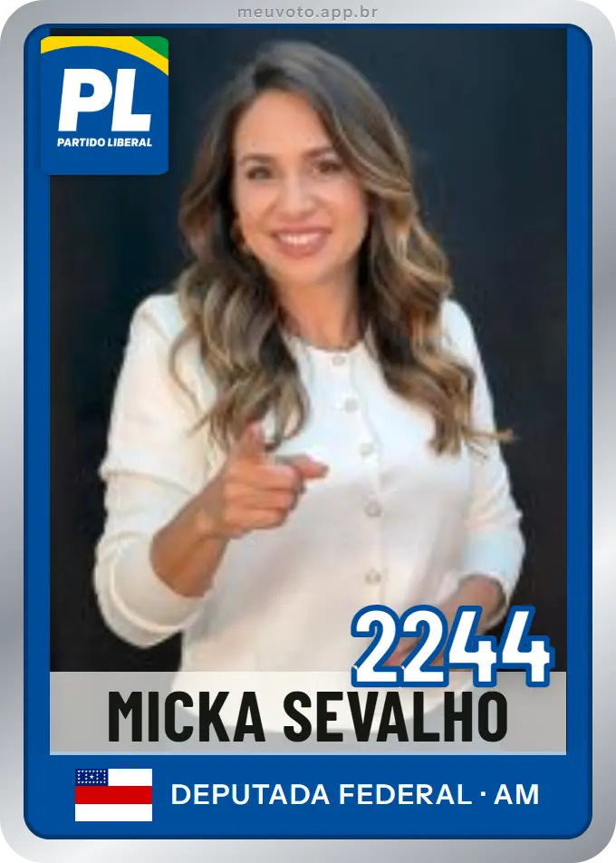 Carta de Micka Sevalho, número 2244, PL
