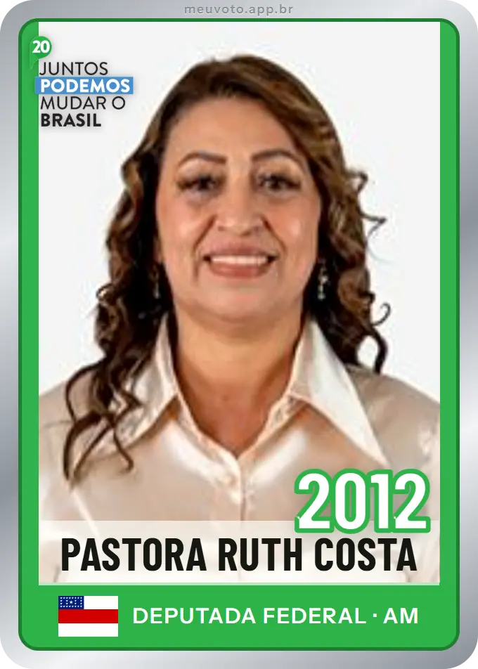 Carta de Pastora Ruth Costa, número 2012, Podemos