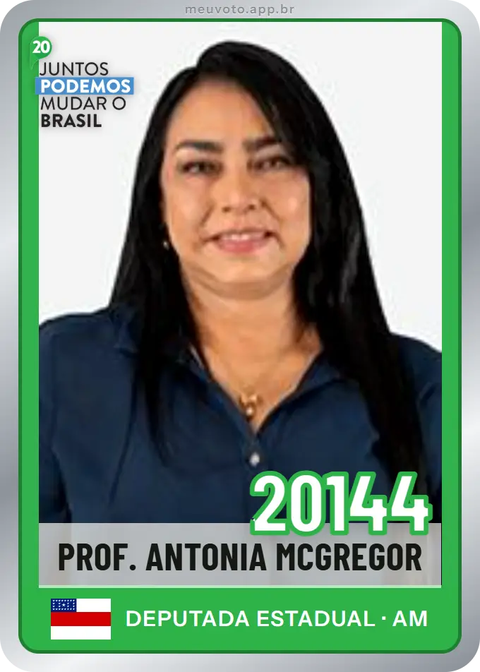 Carta de Prof. Antonia Mcgregor, número 20144, Podemos