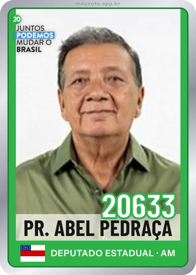 Carta de Pr. Abel Pedraça, número 20633, Podemos