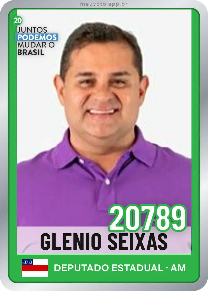 Carta de Glenio Seixas, número 20789, Podemos