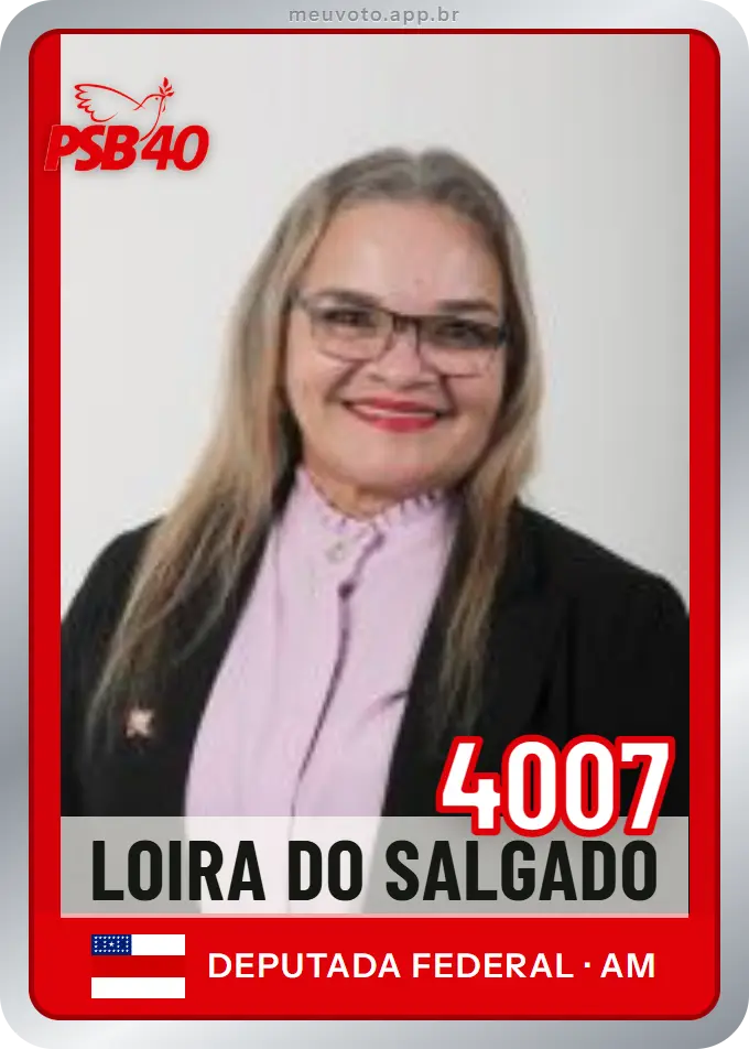 Carta de Loira do Salgado, número 4007, PSB