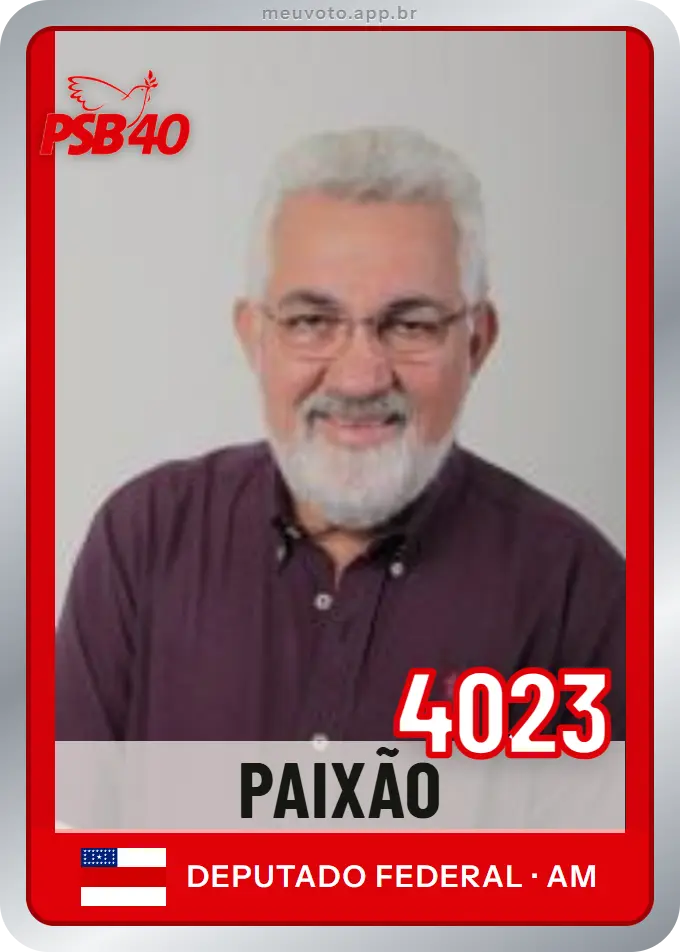 Carta de Paixão, número 4023, PSB