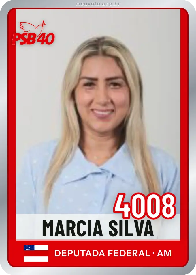 Carta de Marcia Silva, número 4008, PSB