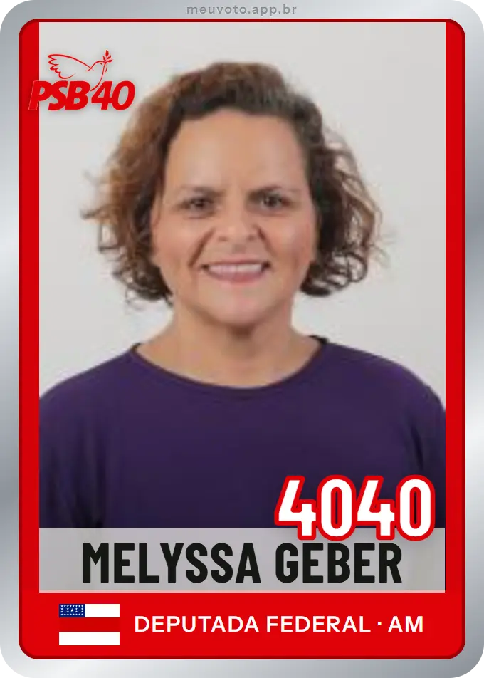 Carta de Melyssa Geber, número 4040, PSB