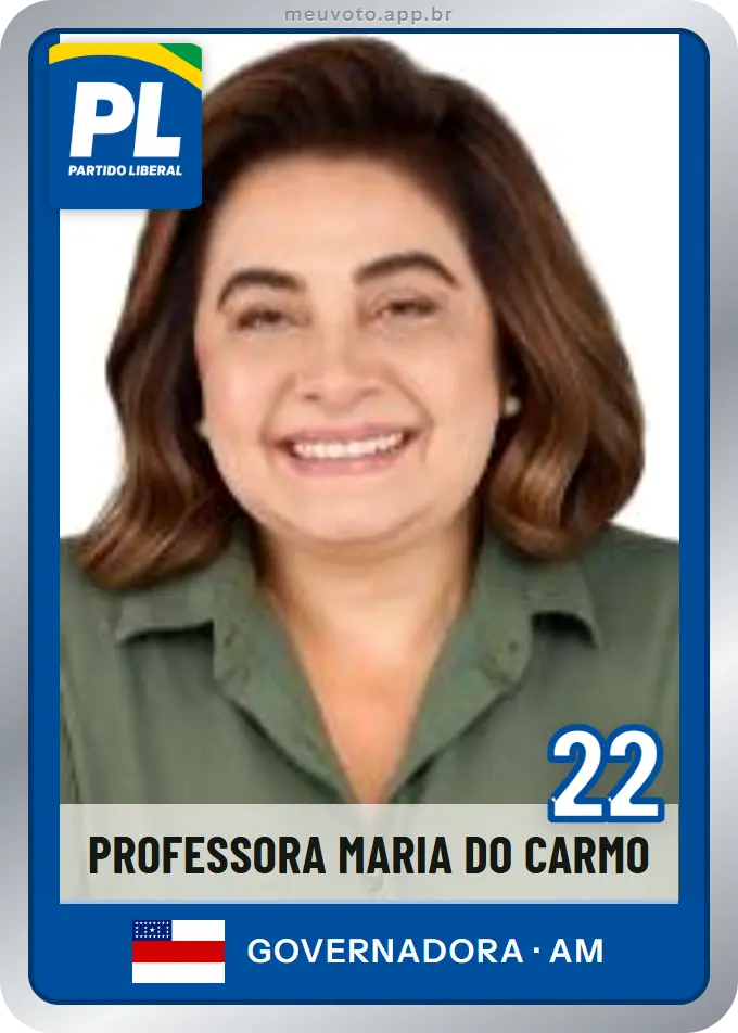 Carta de Professora Maria do Carmo, número 22, PL