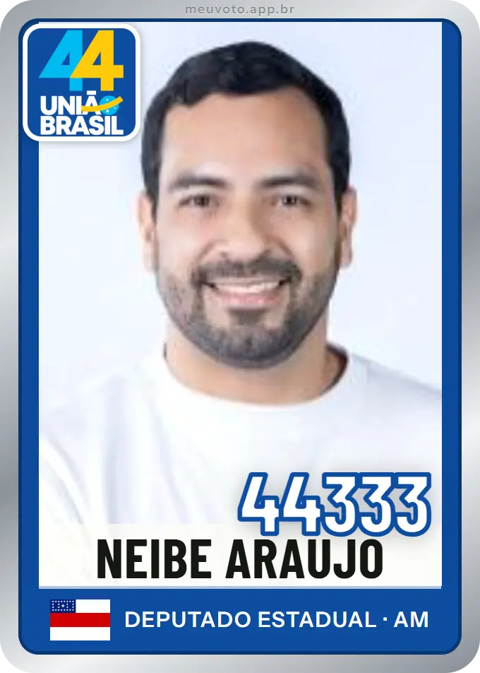 Carta de Neibe Araujo, número 44333, União