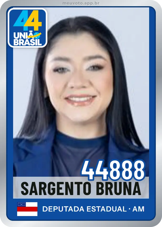 Carta de Sargento Bruna, número 44888, União