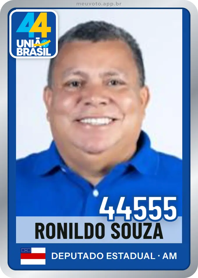 Carta de Ronildo Souza, número 44555, União