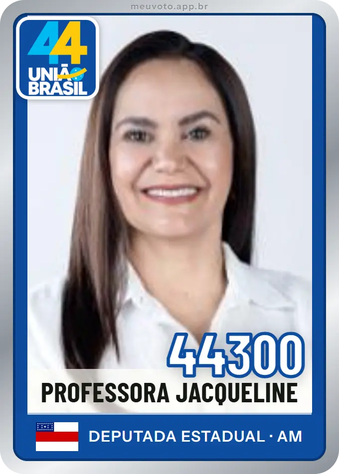 Carta de Professora Jacqueline, número 44300, União