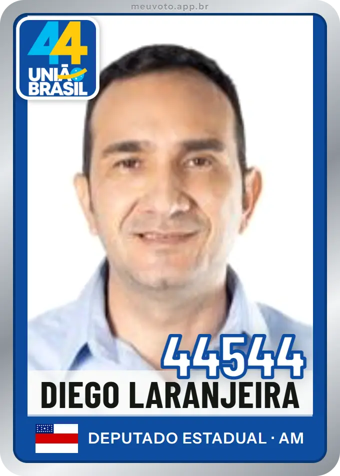 Carta de Diego Laranjeira, número 44544, União
