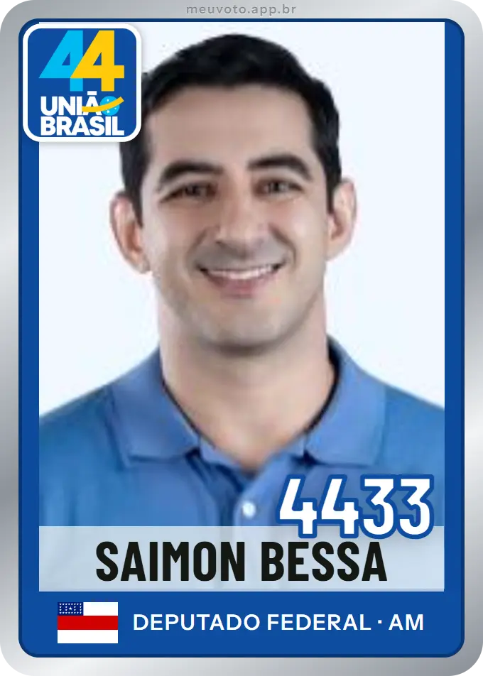 Carta de Saimon Bessa, número 4433, União