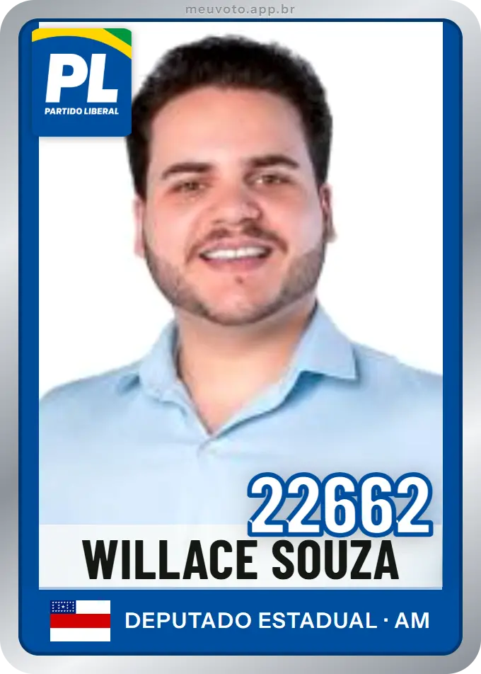 Carta de Willace Souza, número 22662, PL