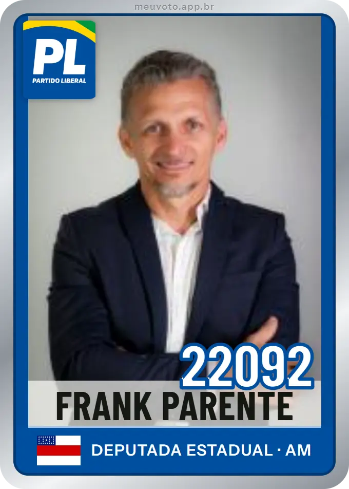 Carta de Frank Parente, número 22092, PL
