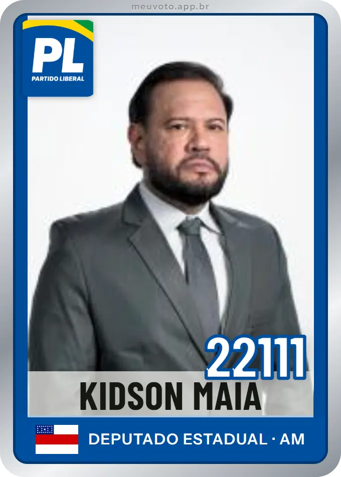 Carta de Kidson Maia, número 22111, PL