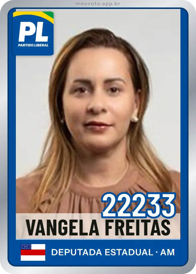 Carta de Vangela Freitas, número 22233, PL