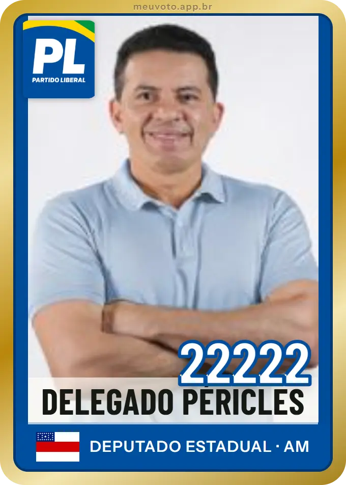 Carta de Delegado Péricles, número 22222, PL