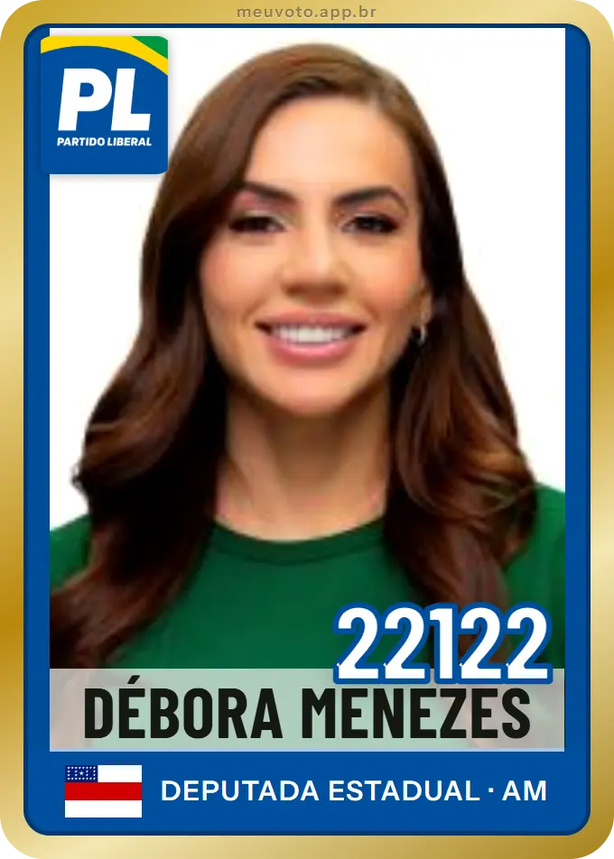 Carta de Débora Menezes, número 22122, PL