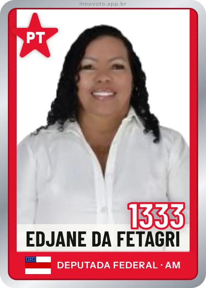 Carta de Edjane da Fetagri, número 1333, PT