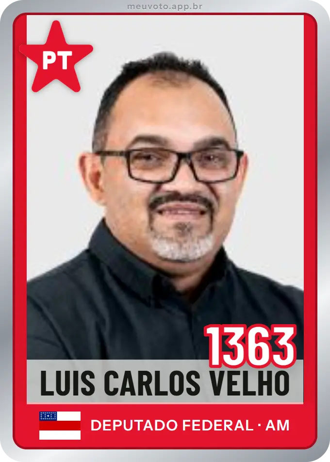 Carta de Luis Carlos Velho, número 1363, PT