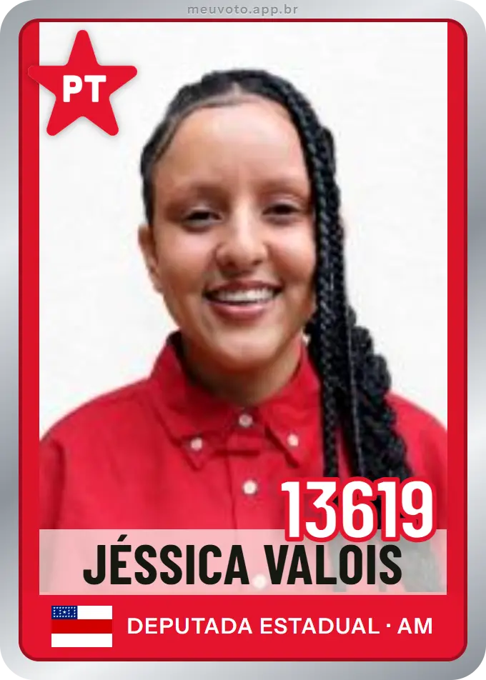 Carta de Jéssica Valois, número 13619, PT