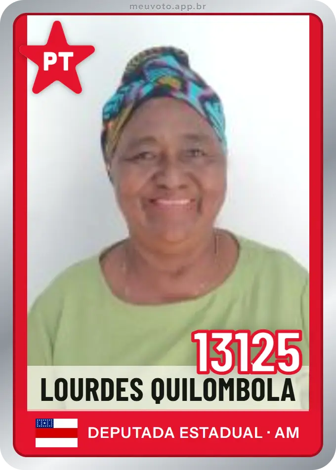 Carta de Lourdes Quilombola, número 13125, PT